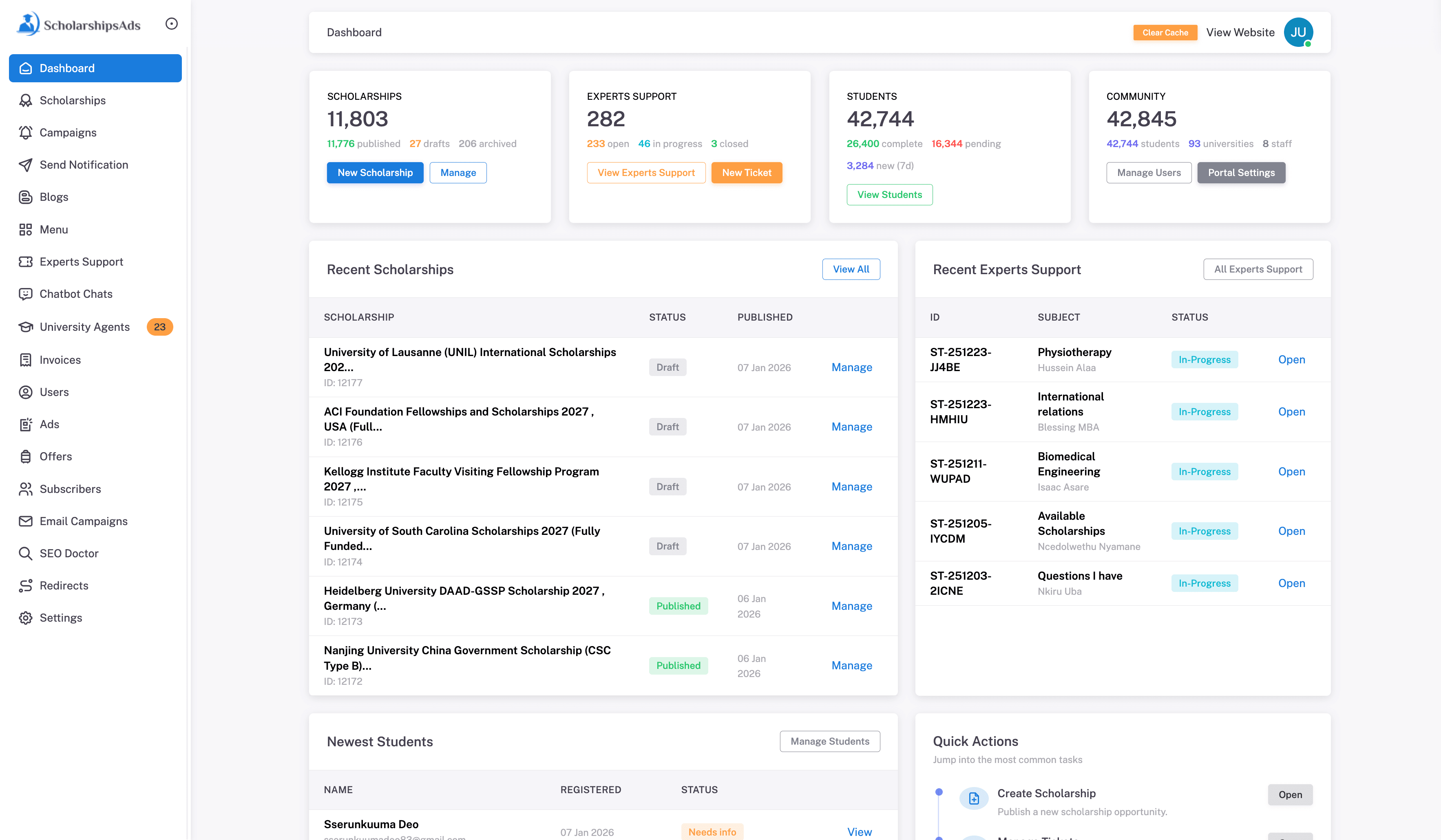 ScholarshipsAds - Scholarship search engine - Image 3